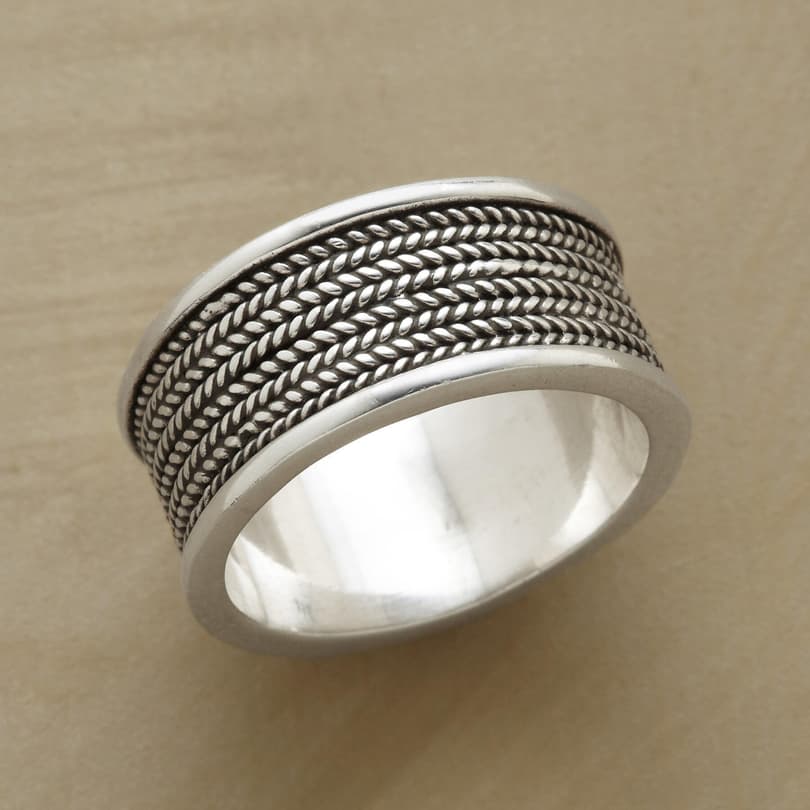 STERLING COIL RING view 1