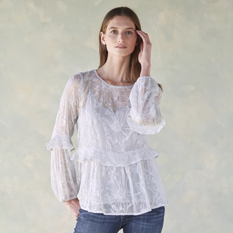 LACE TRACERY BLOUSE view 1
