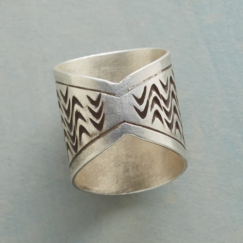 STERLING PONY RING view 1