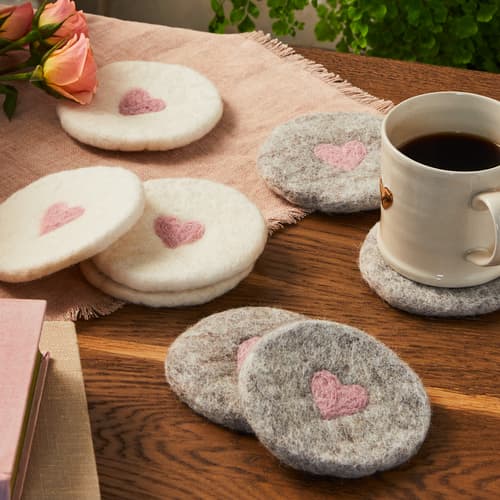 Be Still My Heart Coasters, Set Of 4 View 1