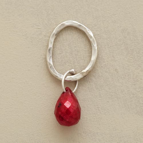 STERLING SILVER FACETED BIRTHSTONE CHARMS view 1