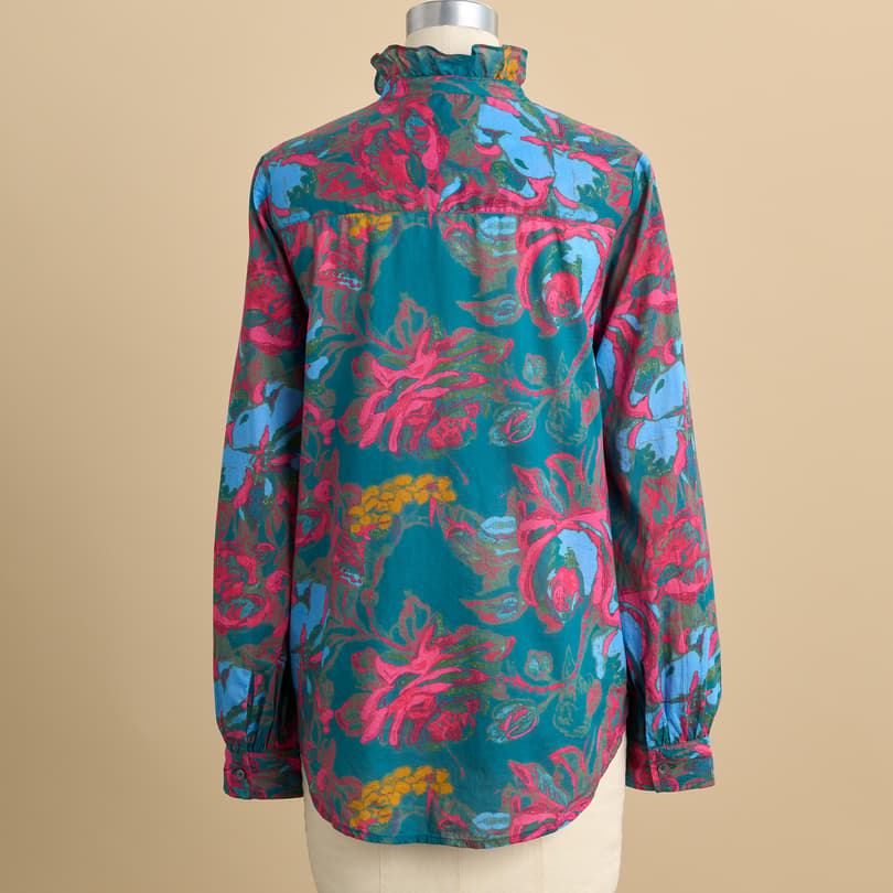 Abstract Florals Shirt, Petite View 4