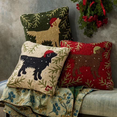 Boughs & Bow Wows Pillow