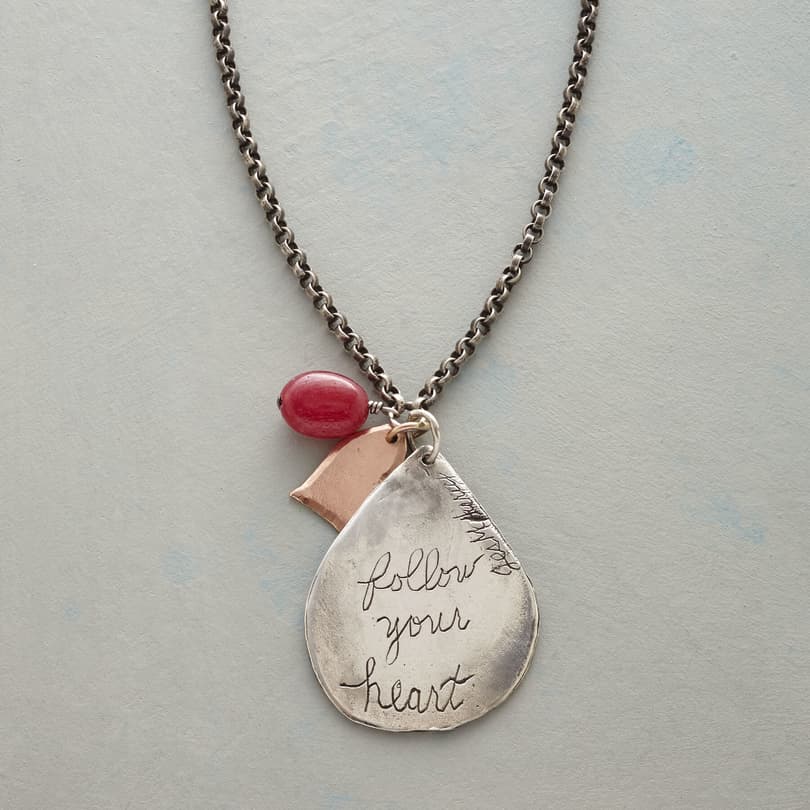 FOLLOW YOUR HEART NECKLACE view 2
