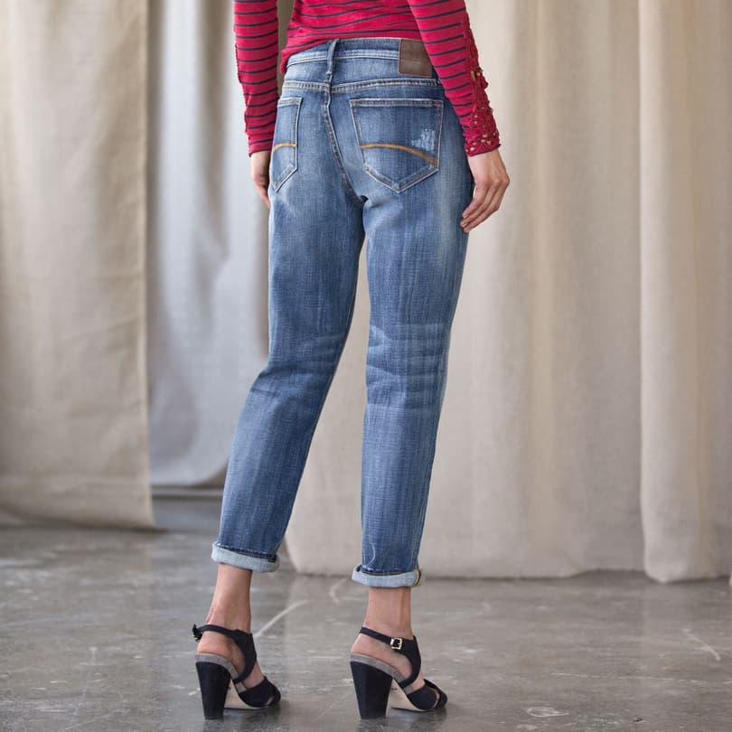 DRIFTWOOD FOREVER SUMMER CROP JEANS view 1