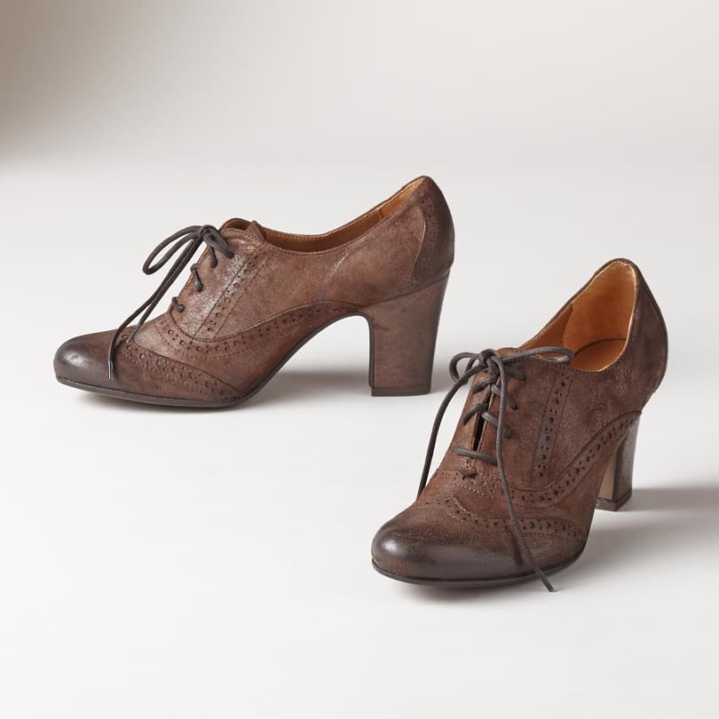 OAKLEY HEELED OXFORDS view 1 BROWN