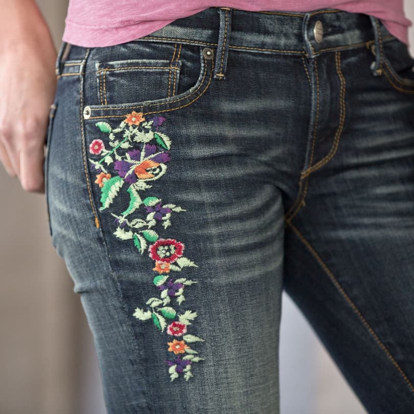 MARILYN FLOWERED JEANS BY DRIFTWOOD view 3