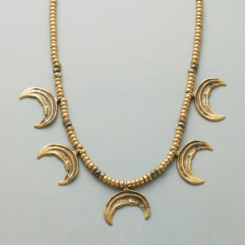 CRESCENT MOON NECKLACE view 1