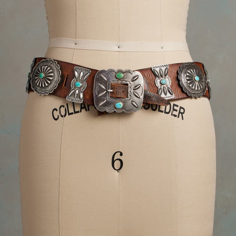 1940s Concho And Box Bow Belt View 2