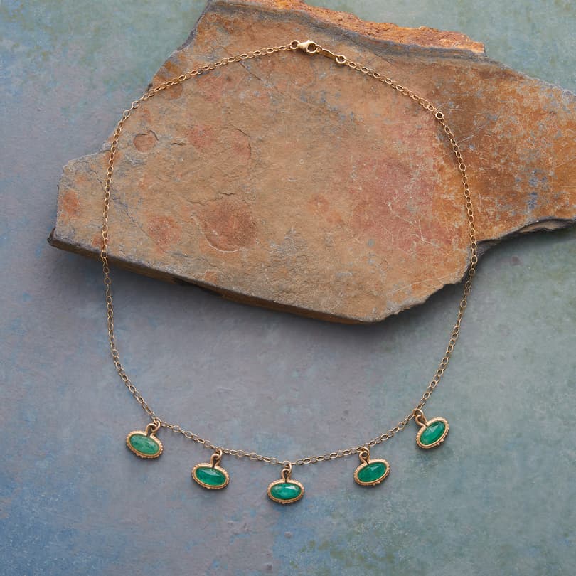Pietra Emerald Necklace View 2