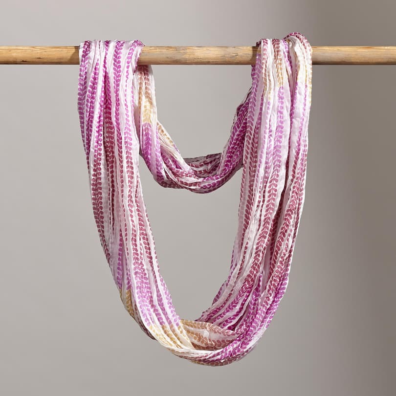 ACANTHUS INFINITY SCARF view 1 PURPLE