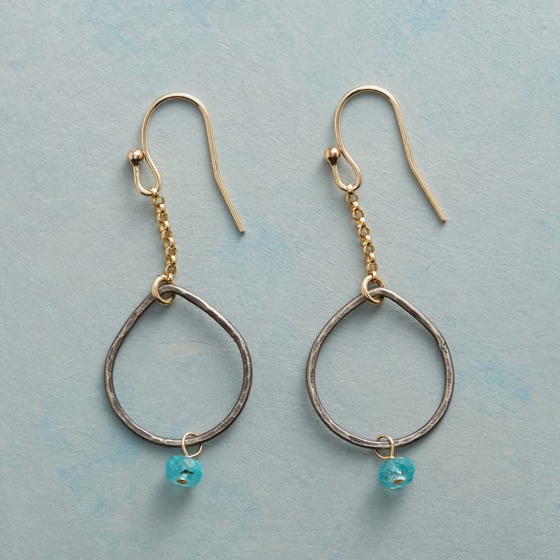 APATITE EXCLAMATION EARRINGS view 1