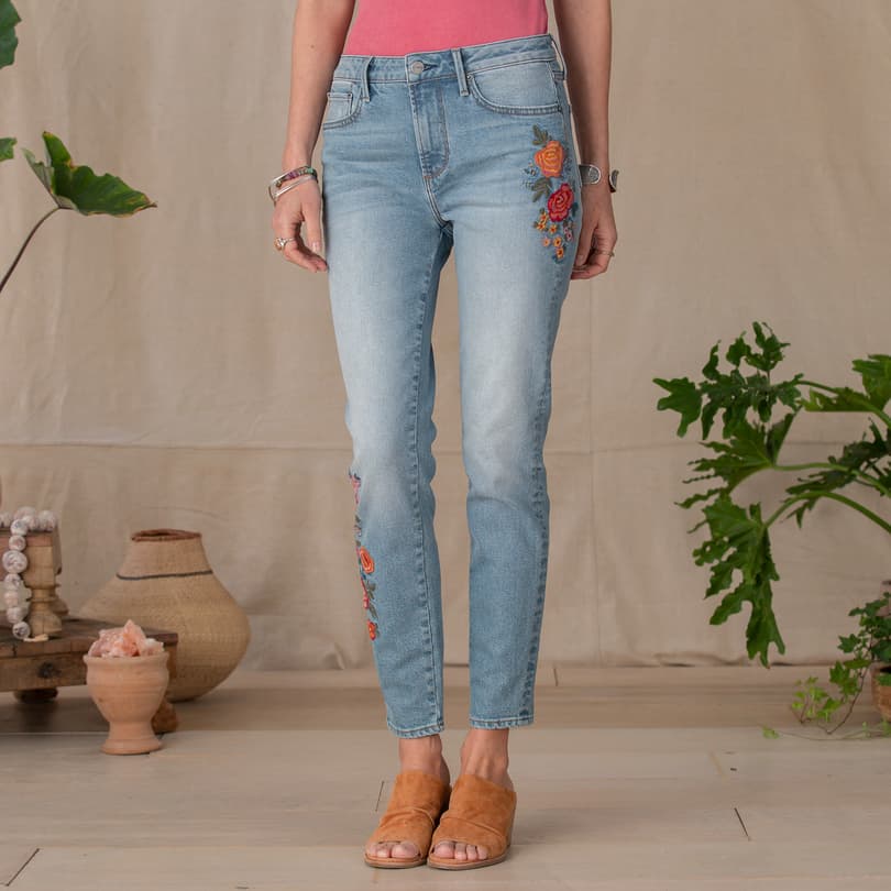 Jackie Floral History Jeans View 3