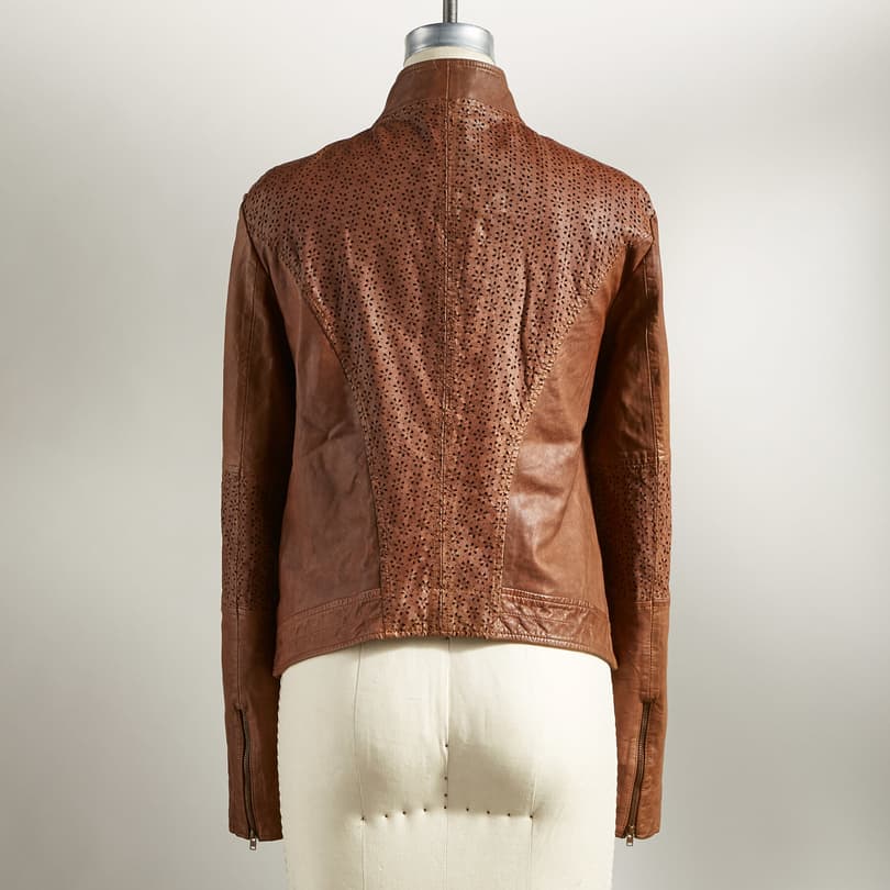 HUTTON LEATHER JACKET view 1