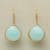BOTH SIDES CHALCEDONY EARRINGS view 1