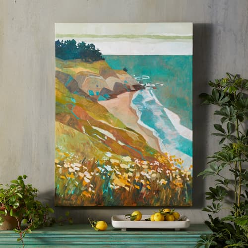 Big Sur Sweet Greens Painting View 1