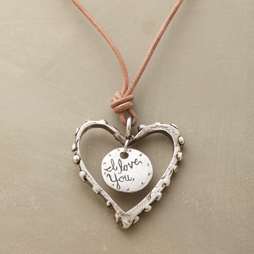 PERSONALIZED LOVE NOTE NECKLACE view 2