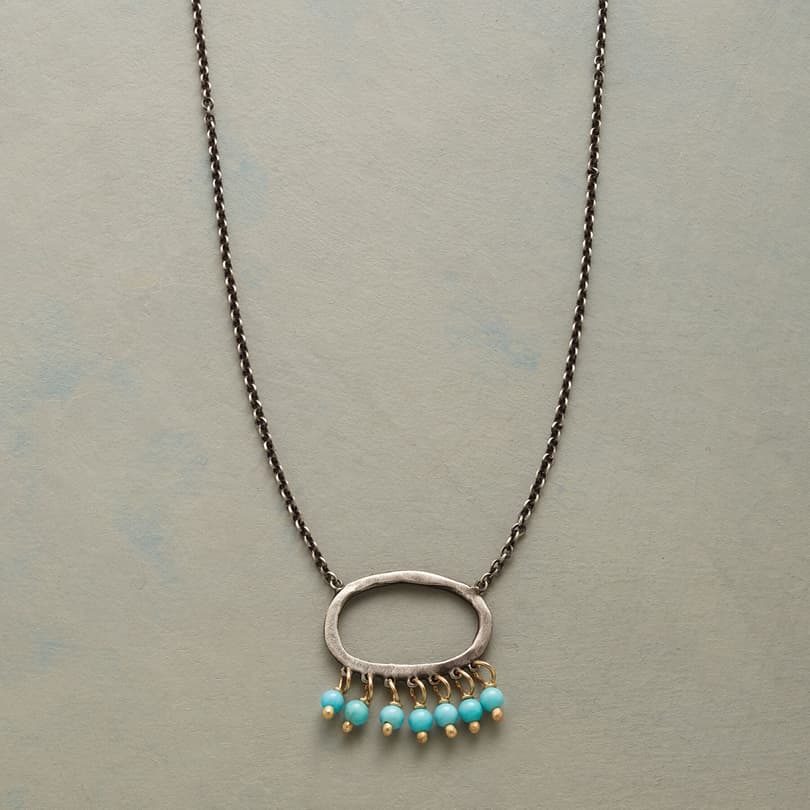 TURQUOISE HALO NECKLACE view 1