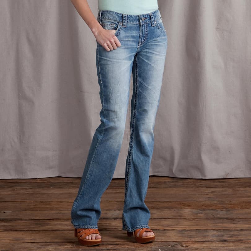 1921 ALANIS ROUGHED UP BOOTCUT JEANS view 1