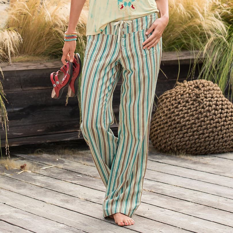 Edgewater Striped Pants view 1
