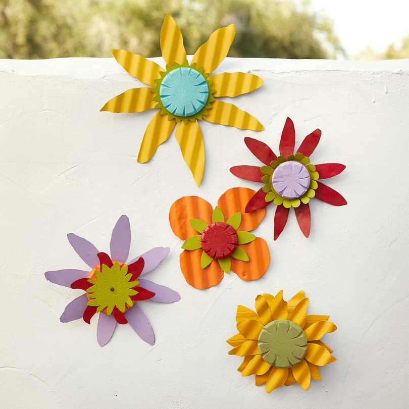 WALL FLOWERS, SET OF 5 view 1