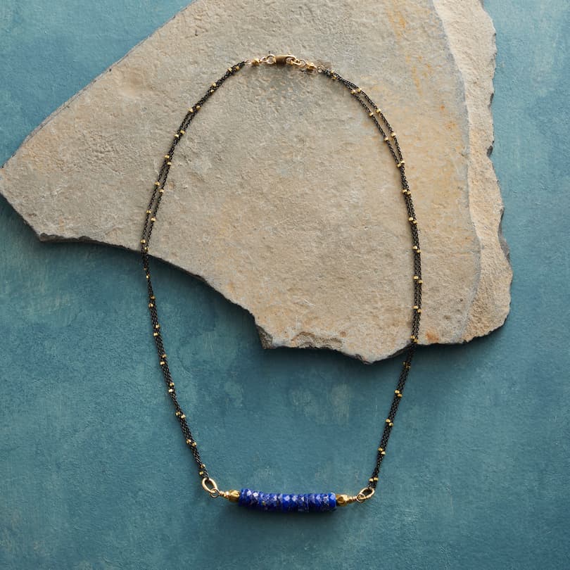 Relaxed Lapis Necklace View 2