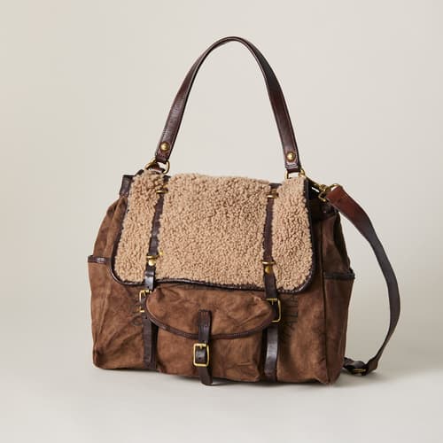 Dominique Sherpa Bag View 6Brown