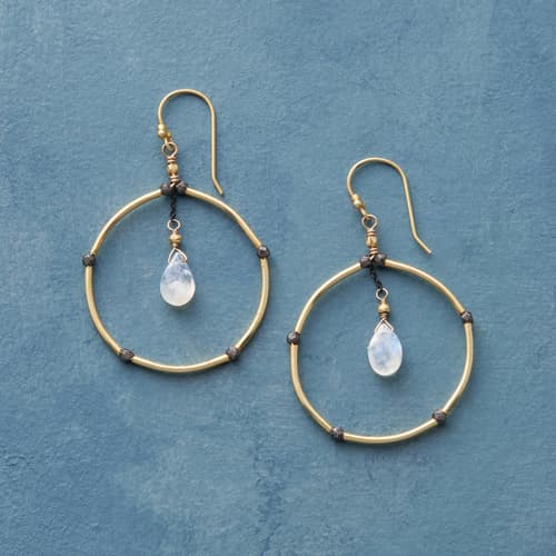Circle The Moon Earrings View 1