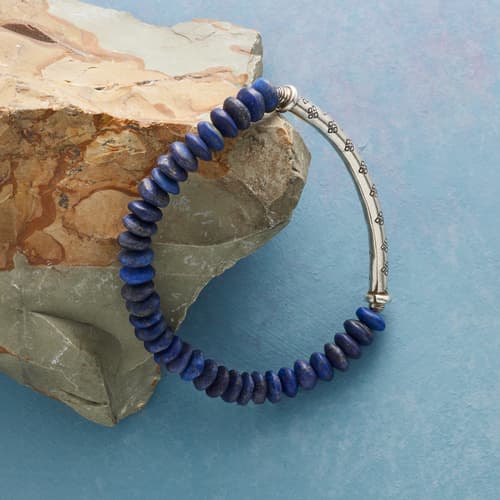 True Blue Lapis Bracelet View 1