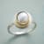 PEARL TOP HAT RING view 1