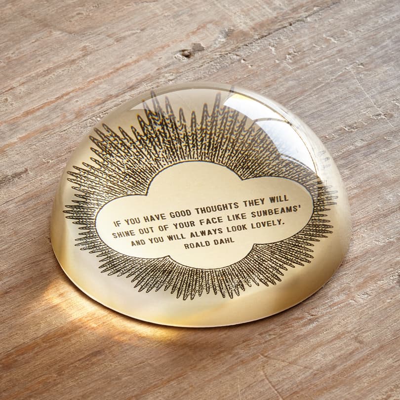 GOOD THOUGHTS PAPERWEIGHT view 1