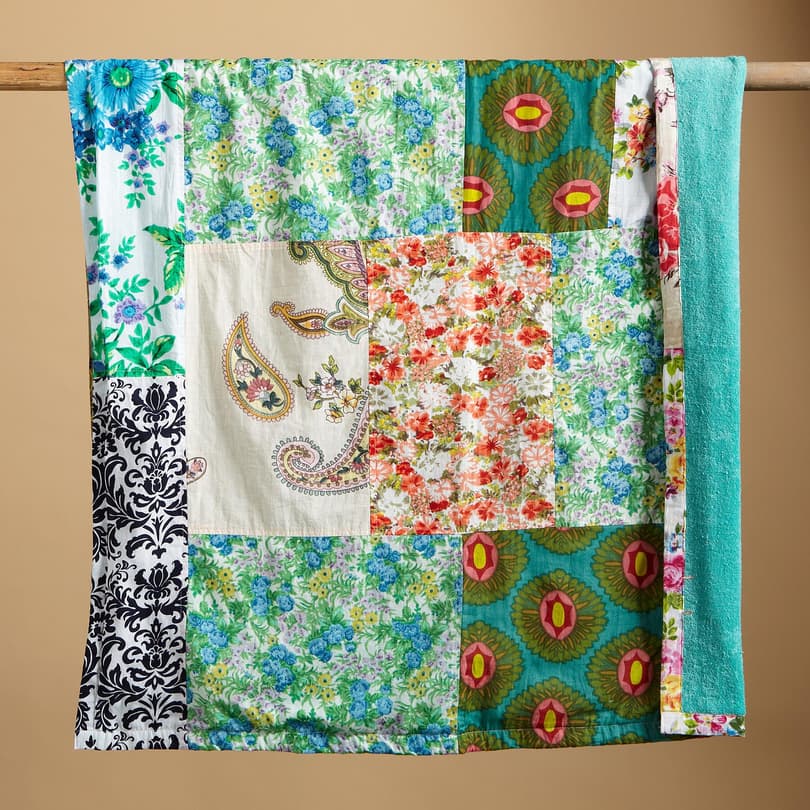 COTTAGE PATCHWORK THROW view 1