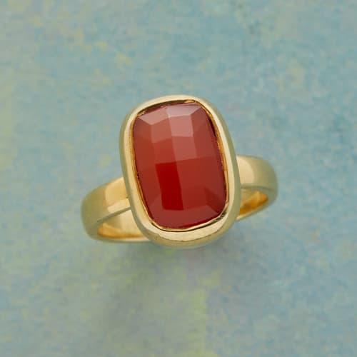 Classical Carnelian Ring View 1