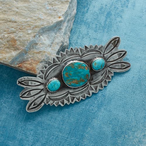 1920S TURQUOISE PIN View 1