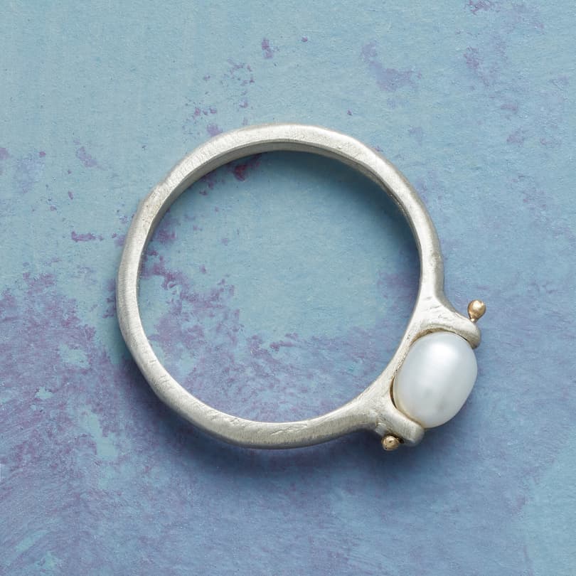 PINNED PEARL RING view 1
