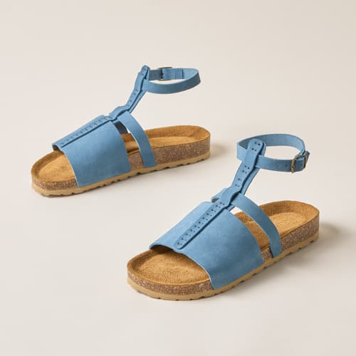 Warm Earth Sandals View 3Blue