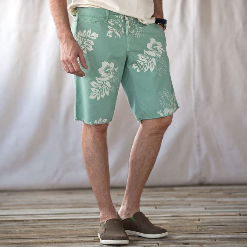 ST. BARTS HIBISCUS PINWALE SHORTS view 1