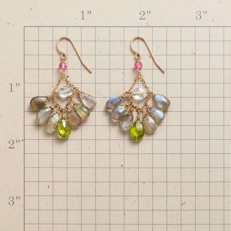 AQUA IN THE MIDDLE EARRINGS view 1