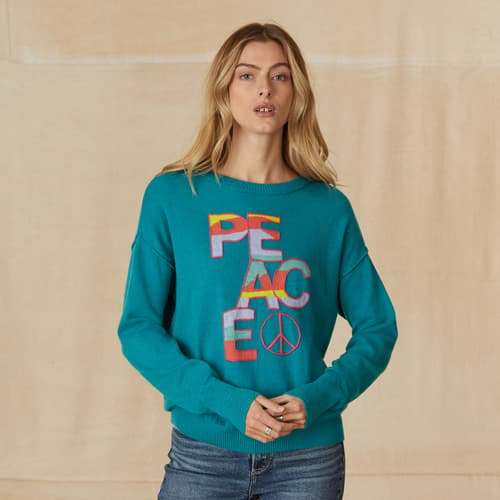 Colors Of Peace Sweater, Petite