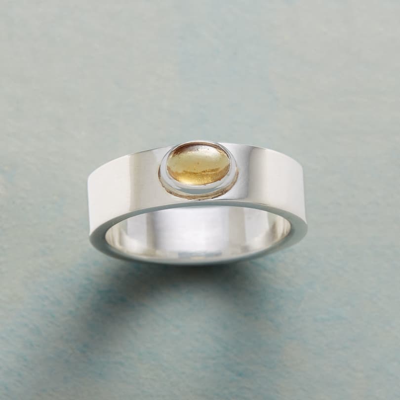 SIMPLY CITRINE RING view 1