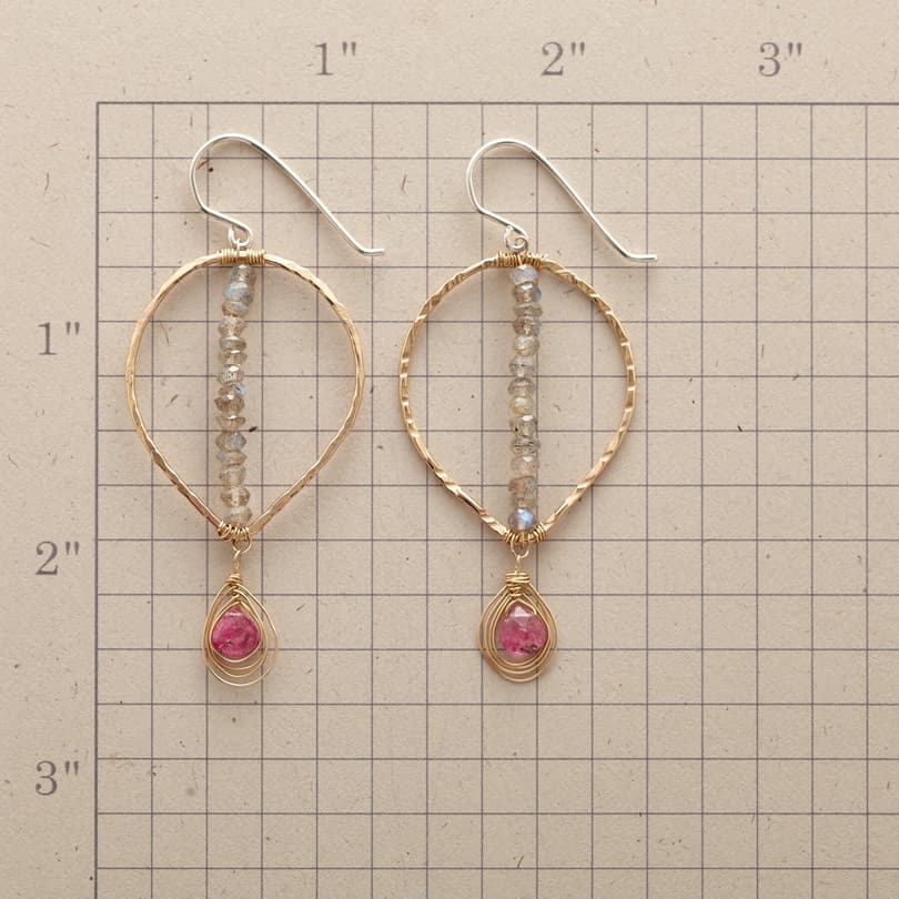POINTEDLY PINK EARRINGS view 1