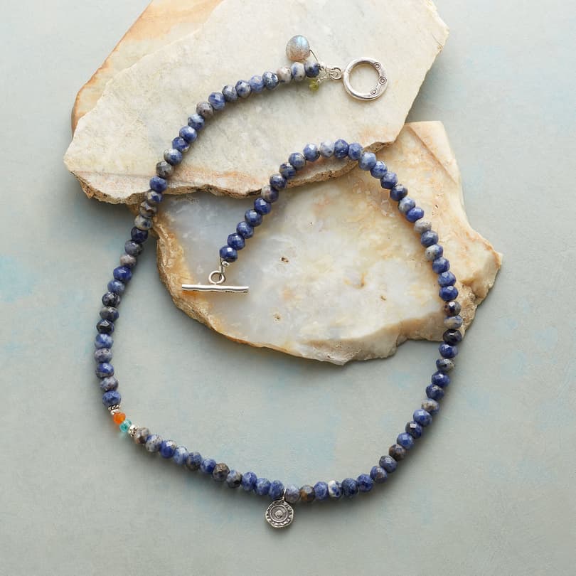 SODALITE SUNDROP NECKLACE view 1