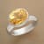 CITRINE BUTTERCUP RING &#160; view 1