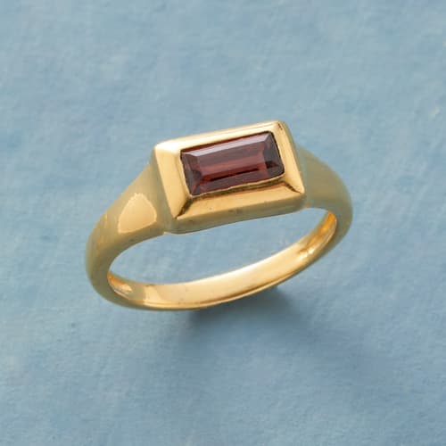 Crimson Signet Ring View 1