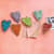 HEART MAGNETS, SET OF 6 view 1