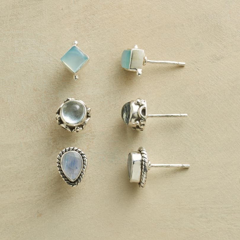 FANCIFUL FRAMED EARRING TRIO view 1