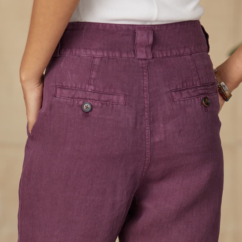 Adelaide Linen Pants - Petites View 5