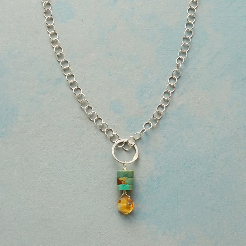 TURQUOISE TOWER NECKLACE view 1