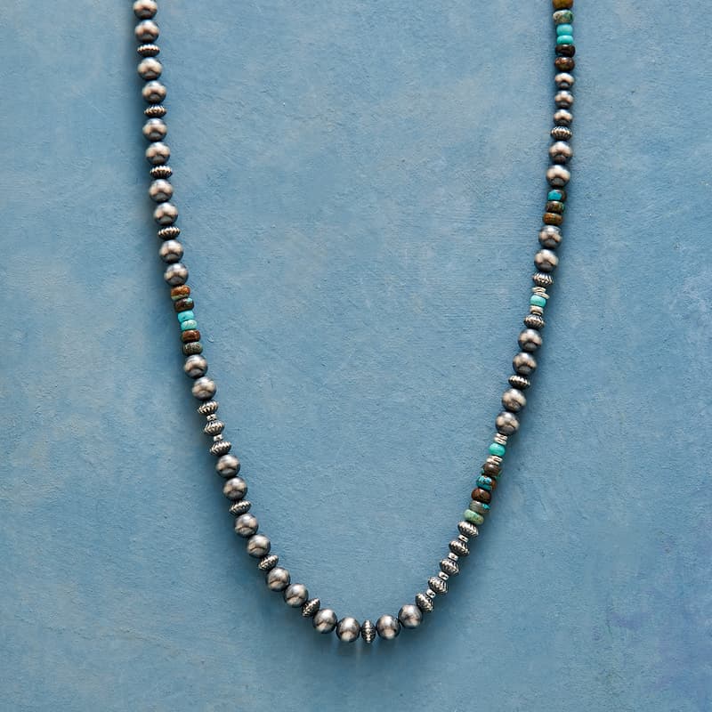 TWO TONE TURQUOISE NECKLACE view 1