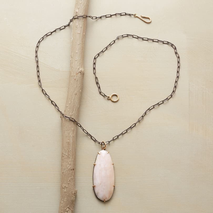 ODEON PINK OPAL NECKLACE view 1